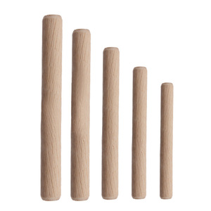 Emboutons ronds en bois 6mm 8mm 10mm 12mm en eucalyptus durables pour meubles - Product Image 2
