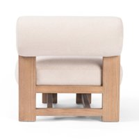 Fauteuil individuel moderne de luxe en bouclette crème, chaise sculpturale de designer pour salon, hôtel, chambre à coucher, fauteuil d'appoint rembourré