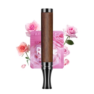 Inalatore d'Aria Senza Fumo in Legno <span class=keywords><strong>di</strong></span> Noce con Boccaglio in Acciaio Inossidabile per Set Regalo, Etichetta Privata - Product Image 2