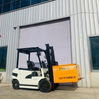 Chariot élévateur électrique 2 tonnes certifié CE 2026, vente chaude 360 °   Éclairage LED à économie d'énergie de 30 % pour entrepôts