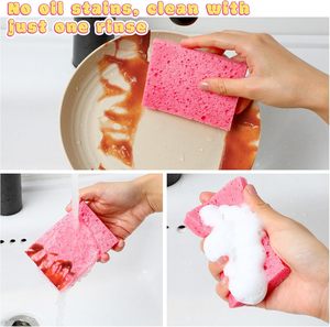Eco-Friendly Reusable Compostable Pop up Compressed Cellulose Sponges No <b>Scratching</b> Decontamination Features - Product Image 6