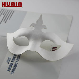 Masque en papier biodégradable à vendre Masque unique pour fête Écologique - Product Image 3