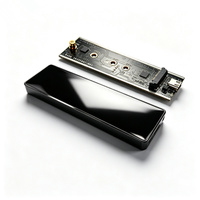 Casing SSD Eksternal M.2 NVMe Aluminium USB3.2 Gen2 Tipe-C, Kecepatan Transfer 10Gbps, Bersertifikasi CE/FCC/RoHS, Mendukung Laptop hingga 2TB