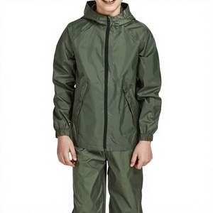 Ensemble de survêtement décontracté d'été pour homme, coupe-vent léger uni, veste à fermeture éclair et pantalon, séchage rapide, respirant, tenue de jogging - Product Image 2