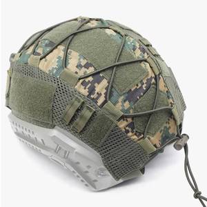 Custom <strong>Tactical</strong> <strong>Helmet</strong> Cover with Elastic Cord and Camouflage for Outdoor <strong>Airsoft</strong> Activities - Product Image 4