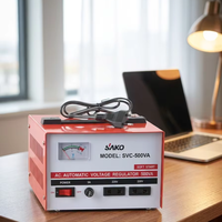 Régulateur de tension automatique monophasé 500VA, entrée 100-250V, sortie 220V, stabilisateur AVR