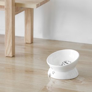 Alimentadores coreanos de cerámica para gatos, redondos y respetuosos con el medio ambiente, tazón para comida y agua para mascotas, en venta - Product Image 6