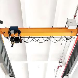 Eot 5ton 10t 15t 20t Điện VFD động cơ trên không cầu trục Palăng dầm đơn thành phố-động cơ PLC bánh cho hội thảo - Product Image 1