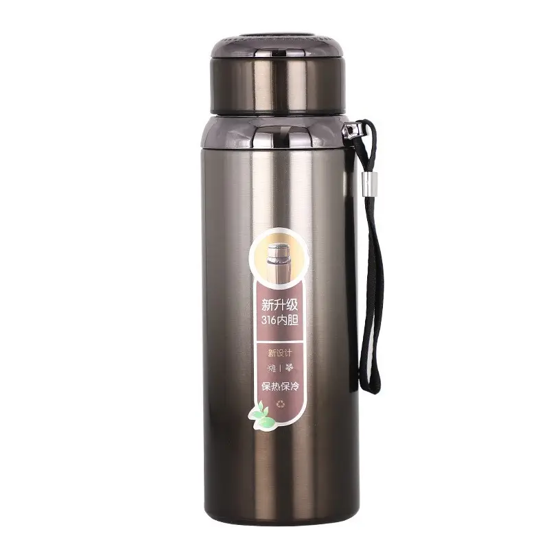 Termo portátil de acero inoxidable 316 de gran capacidad para hombre, taza de coche clásica, olla de estrella, regalos de fiesta de negocios, termo al vacío