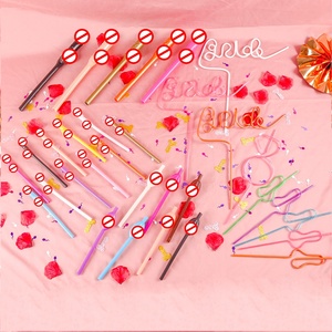 Juego <span class=keywords><strong>de</strong></span> pajitas para <span class=keywords><strong>despedida</strong></span> <span class=keywords><strong>de</strong></span> <span class=keywords><strong>soltera</strong></span>, sortijas <span class=keywords><strong>de</strong></span> lazo loco, paja para beber para novia - Product Image 2