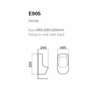 חסכוני עיצוב מותאם אישית פורצלן מים חיסכון קיר תלוי ארון מים אורינים איש שרותים חכם - Product Image 5