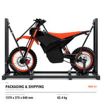 Moto électrique tout-terrain 3000W 48V 20Ah, vitesse 60 km/h, frein à disque hydraulique, suspension intégrale, moto cross électrique