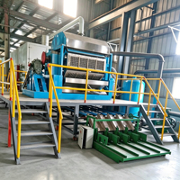 Machine de fabrication de barquettes à œufs WONGS à haute performance (4000-5000 pièces/h), prix abordable, ligne de production automatique de moules en pâte, 380V