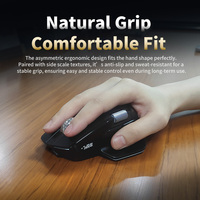Souris sans fil à défilement ultra-rapide 8000 DPI, ergonomique, rechargeable, écran BT, souris ergonomique PAW3220 pour le bureau