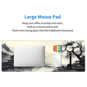 Tapis <span class=keywords><strong>de</strong></span> souris gaming <span class=keywords><strong>et</strong></span> <span class=keywords><strong>de</strong></span> bureau, grand tapis <span class=keywords><strong>de</strong></span> souris étendu, 31,5x11,8 pouces, tapis <span class=keywords><strong>de</strong></span> souris <span class=keywords><strong>et</strong></span> clavier d'ordinateur <span class=keywords><strong>de</strong></span> 3 mm, motif peint - Product Image 1