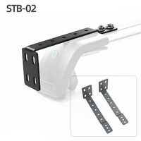 Soporte Universal para Toldo Lateral de Techo STB-05, Rieles de Acero para Techo, Barra Transversal, Soportes para Toldo de Techo de Coche