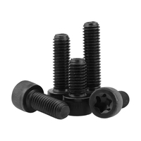 Vis de machine à tête moletée Torx noire en acier allié de grade 12.9 M3 M5 M6 M8 M10, vis personnalisées fabriquées en usine à Shenzhen, Chine