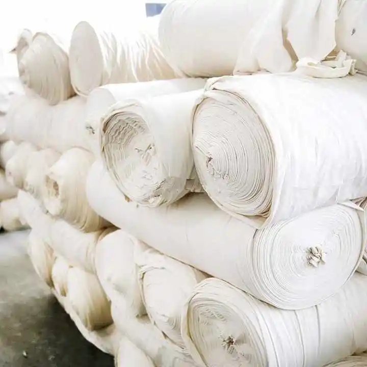 High quality cheap 100% cotton fabric rolls for hotel bedding