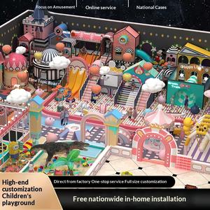 Grand château <span class=keywords><strong>de</strong></span> jeu intérieur, équipement <span class=keywords><strong>de</strong></span> <span class=keywords><strong>parc</strong></span> <span class=keywords><strong>d</strong></span>'attractions pour enfants, toboggan <span class=keywords><strong>de</strong></span> maternelle, bureau <span class=keywords><strong>de</strong></span> vente, restaurant parent-enfant - Product Image 5