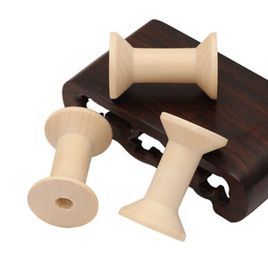 Bobinas <span class=keywords><strong>de</strong></span> Madera Natural Personalizadas para Costura, Técnica Pulida para la Gestión <span class=keywords><strong>de</strong></span> Hilos y Alambres - Product Image 3