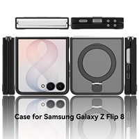 Coque de téléphone magnétique mate en gros pour Samsung Z Flip 8, coque de protection antichute pour téléphone pliable Z Flip 7
