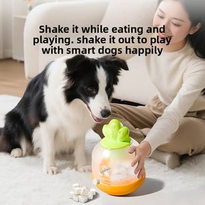 Jouet cache nourriture solide pour chiens de taille moyenne à grande Jouet éducatif sonore qui soulage l'ennui et la consommation d'énergie Bol en plastique - Product Image 2