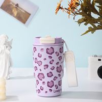 Mug à café en acier inoxydable de 500 ml avec couvercle, mug de voyage portable pour voiture, bureau, tasse isotherme, logo personnalisé, OEM, vente en gros