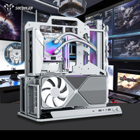 Socooler Cloud Computing Center SOC-AP Mid Tower PC Gamer Case RTX 5080 GPU Support Aluminum Alloy Construction Water Fan