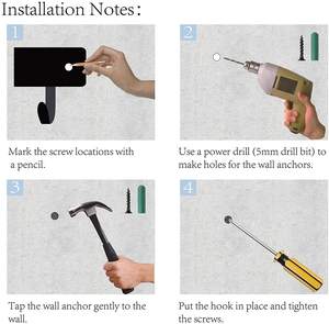 Crochets de clé de voiture en métal personnalisés décoration intérieure murale cachée double face montée crochet de suspension de clé porte-clés crochet mural - Product Image 4