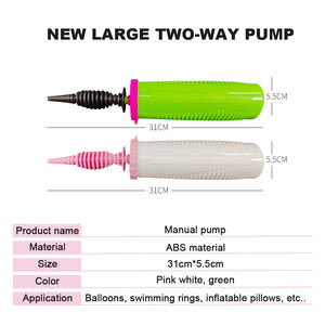 Pompe à ballon Main Bidirectionnelle Double Action Professionnel Main Ballons Pompe à Air Gonfleur Manuel Gonfleurs Machine Main Ballonn Pompe - Product Image 2
