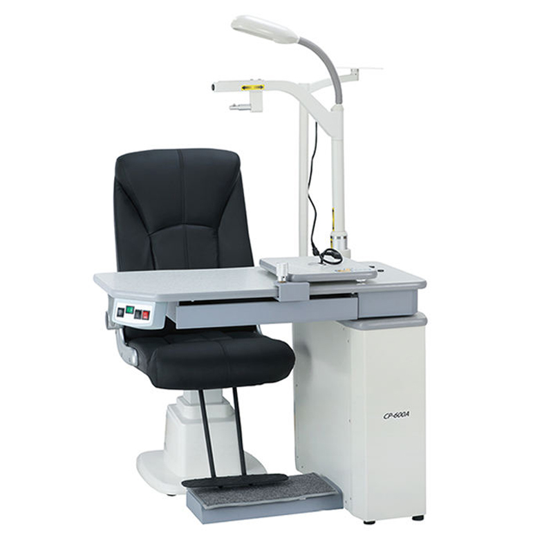 Река WB-600A Профессиональный преломления Стоматологическое Кресло Блок офтальмологический комбинированный стол и Электрический оптометрический аппарат для стула