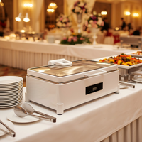 Chauffe-Plat Électrique Liyunda de Haute Qualité avec Système Hydraulique – Équipement de Service Alimentaire pour Buffets, Restaurants et Cafés