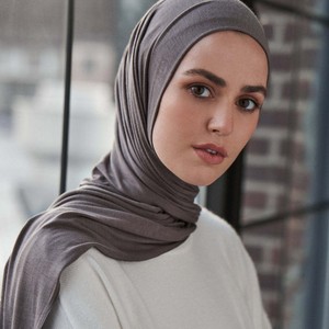 Chapeau bob et écharpe pour femme en coton mercerisé à bord frisé, couleur unie, de haute qualité, pour toutes les saisons - Product Image 4