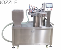 Machine de remplissage et de bouchage de verre entièrement automatique à double tête avec contrôle PLC haute précision sans outils ni démontage local