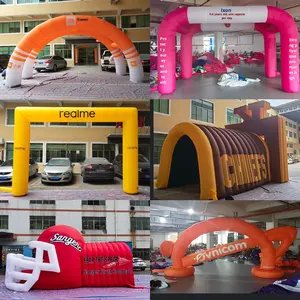 Arco Inflable Impermeable Multicolor Personalizable para Línea <span class=keywords><strong>de</strong></span> Meta, con Alimentación por CC, para Eventos al Aire Libre, Fiestas y Publicidad - Product Image 2