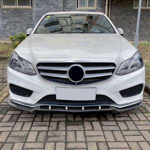สปอยเลอร์หน้ารถยนต์เมอร์เซเดส-เบนซ์ E-Class W212 ลายคาร์บอนไฟเบอร์ ผิวด้าน ปี 2014-2016 รุ่น AMG Line - Product Image 1