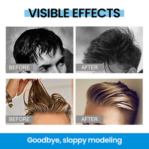 Crème coiffante bio pour hommes OEM, séchage rapide, volume et tenue, fini mat, pâte coiffante, logo personnalisé - Product Image 4