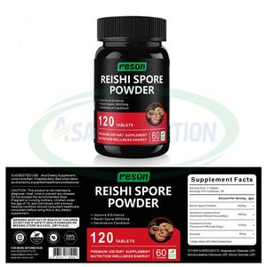 Suplementos de Suporte Imunológico com Extrato de Cogumelo <span class=keywords><strong>Reishi</strong></span> de Marca Privada, Cápsulas de 500mg - Product Image 2