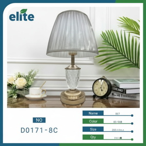 Elegante lampada da tavolo a LED moderna per l'oscuramento del tocco di arredamento per la casa con corpo in ABS in ceramica e paralume in metallo alimentato a batteria per camere da letto - Product Image 1