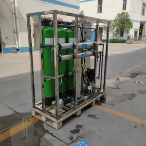 RO 500 liter/jam pemurni air menghasilkan air botol bening yang baik tanpa setelah rasa bau botol air mesin pemurni