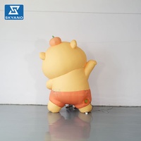 Modèle de mascotte de dessin animé gonflable géant personnalisé pour la publicité en plein air, la décoration d'événements et les sites touristiques