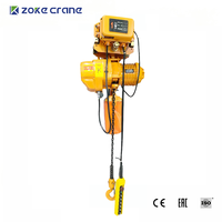 Palans électriques à chaîne de 1 tonne, 380V, chaîne G80 avec chariot motorisé pour la manutention de matériaux en atelier, grue de levage
