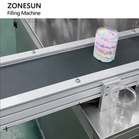 ZONESUN ZS-RSV4 automatique 4 couleurs Servo Rotor pompe crèmes cosmétiques beurre corporel fouetté tourbillon rayure pâte Machine de remplissage
