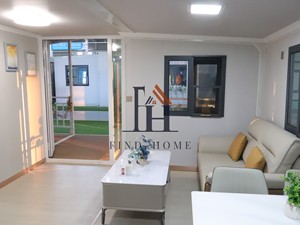 40ft mở rộng chế tạo container nhà tiền chế Cyprus khung prefab thiết kế 40 feet sang trọng có thể gập lại mô-đun nhà - Product Image 5