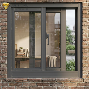 Ventanas Corredizas Horizontales Modernas de Aleación de Aluminio Resistentes a Huracanes con Mosquitera Magnética de Acero Inoxidable - Doble Escalera - Product Image 3