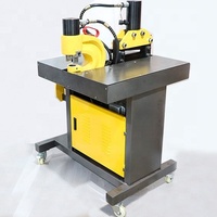 200 trous poinçonnage coupe flexion 3 en 1 bus bar traitement bus bar machine hydraulique ferronniers