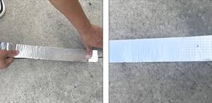 Ruban <span class=keywords><strong>de</strong></span> réparation <span class=keywords><strong>de</strong></span> climatiseur en aluminium, Super adhésif renforcé et imperméable, butyle butyle - Product Image 5