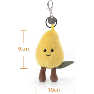 Llavero de Peluche Suave y Adorable con Forma de <span class=keywords><strong>Mango</strong></span> y Patas, Adorno Colgante para Mochila Escolar, Regalo para Niñas, Barato, 8542 - Product Image 3