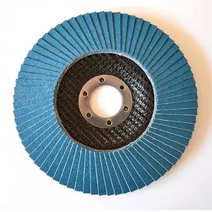 धातु/लकड़ी/स्टेनलेस स्टील फ्लैप व्हील के लिए 4" 4.5" 5" 6" ग्रिट 40 60 80 120 फ्लैप डिस्क