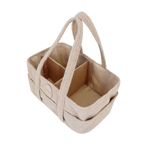 <span class=keywords><strong>Sac</strong></span> de rangement pour couches bébé en <span class=keywords><strong>velours</strong></span> Teddy kaki, grande capacité, pour la crèche, la voiture, les voyages, avec séparateur - Product Image 5